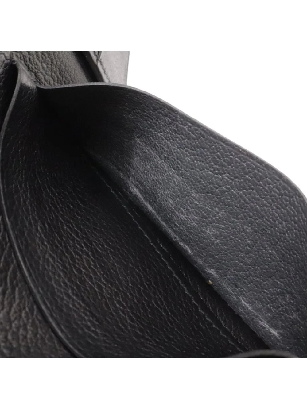Hermes Mc2 Copernicus Bifold Billfold Wallet Leather Black